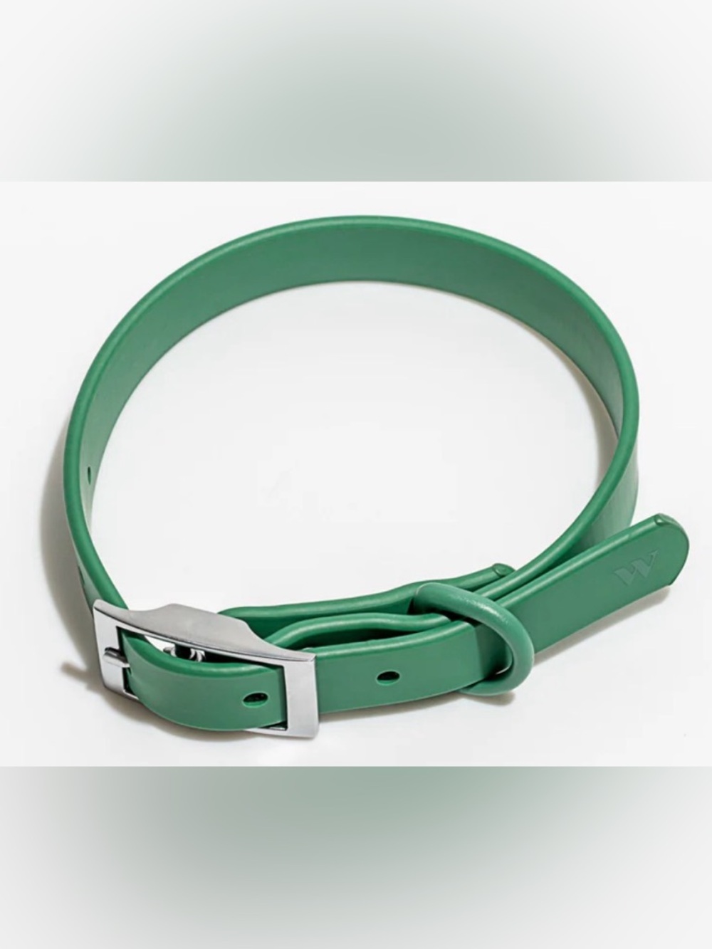 Brand New Wild One Waterproof Dog Collar in Spruce Green Medium